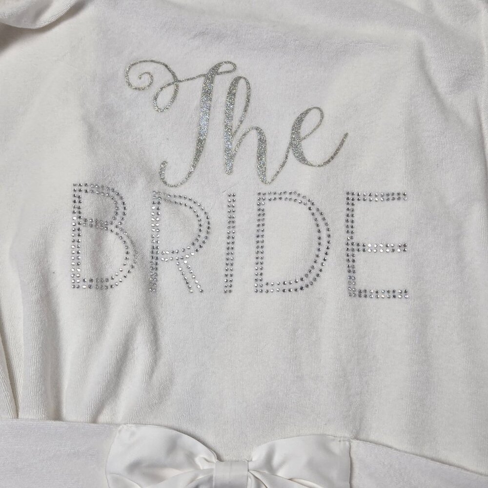 Betsey Johnson The Bride Robe Medium White Pre-Owned Good Condition - Picture 3 of 10